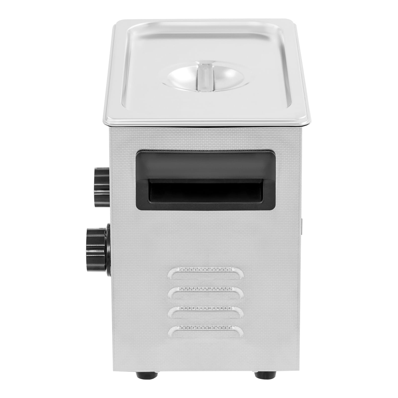 3.2L Knaufmodell Ultraschall-Schmuckreinigungsmaschine mit Heizung und Timer, Edelstahl-Ultraschall-Reinigungsmaschine, Ultraschallmaschine mit Knopfsteuerung für Schmuckgläser