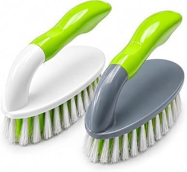 Scrubbing Brush Heavy Duty Scrub Brush With Ergonomic Handle & Stiff Bristles, Multipurpose Cleaning Brush For Bathroom Kitchen Tiles Floors & Sink, Pack Of 1