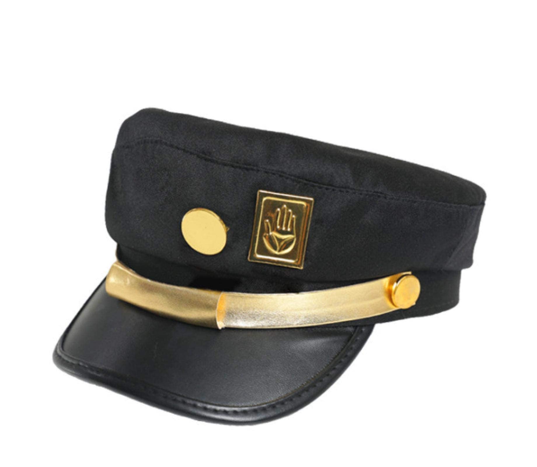 Amazon.com : JOJO's Bizarre Adventure Kujo Jotaro Cosplay Short Black Wig  Hat Golden Wind Heat-resistant Fiber Hair + Wig Cap Party Props Men :  Beauty & Personal Care