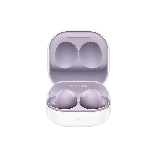 SAMSUNG Galaxy Buds 2 True Wireless Earbuds Noise Cancelling Ambient Sound Bluetooth Lightweight Comfort Fit Touch Control US Version, Lavender