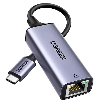 UGREEN USB C to Ethernet Adapter, Plug and Play 1Gbps Aluminum Adapter