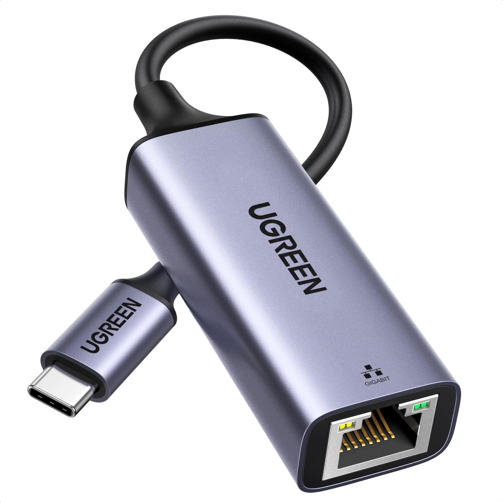 UGREEN USB C to Ethernet Adapter, Plug and Play 1Gbps Aluminum Adapter