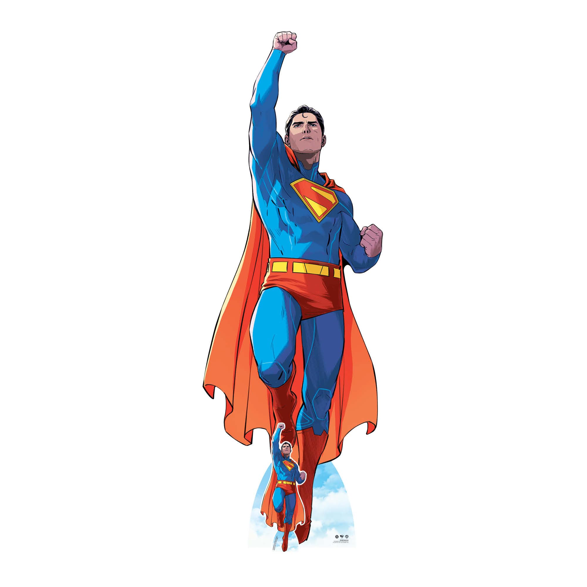 Superman Takes Flight Comic Style Cardboard Cutout with Free Mini Standee