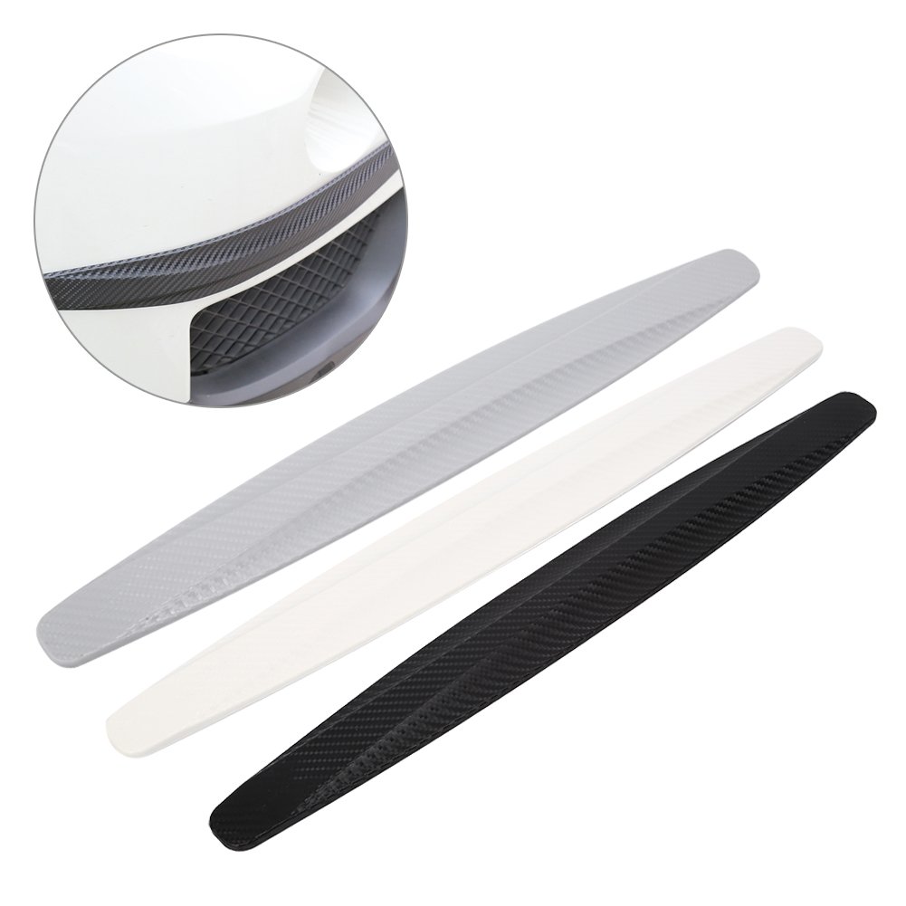 4 Stks Voor Achter Bumper Edge Protector Hoek Guard Chrome Anti-rub