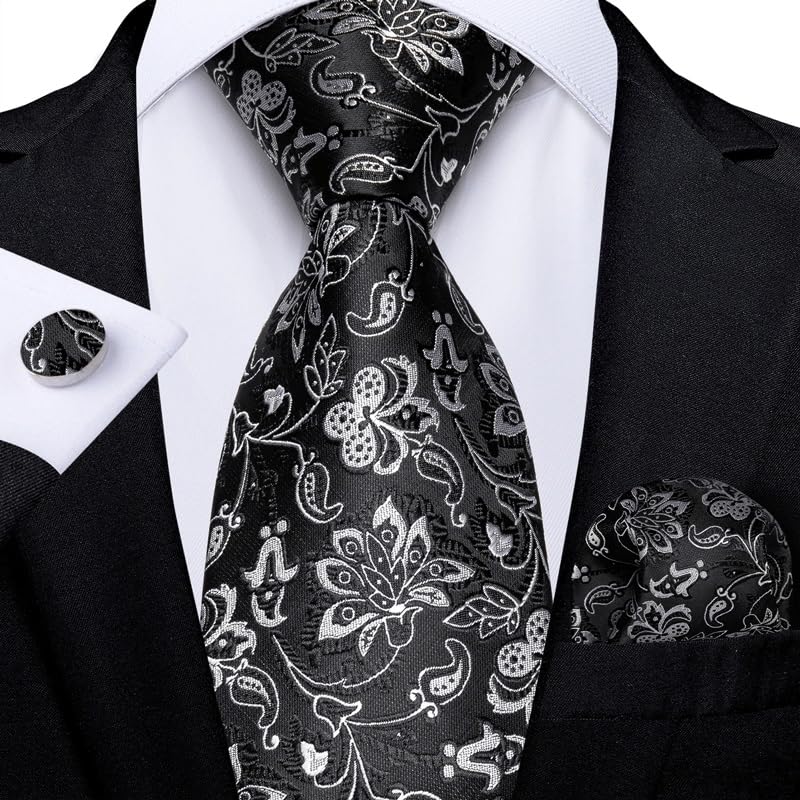 Corbata para hombre y mujer de seda 8 cm miniatura 2