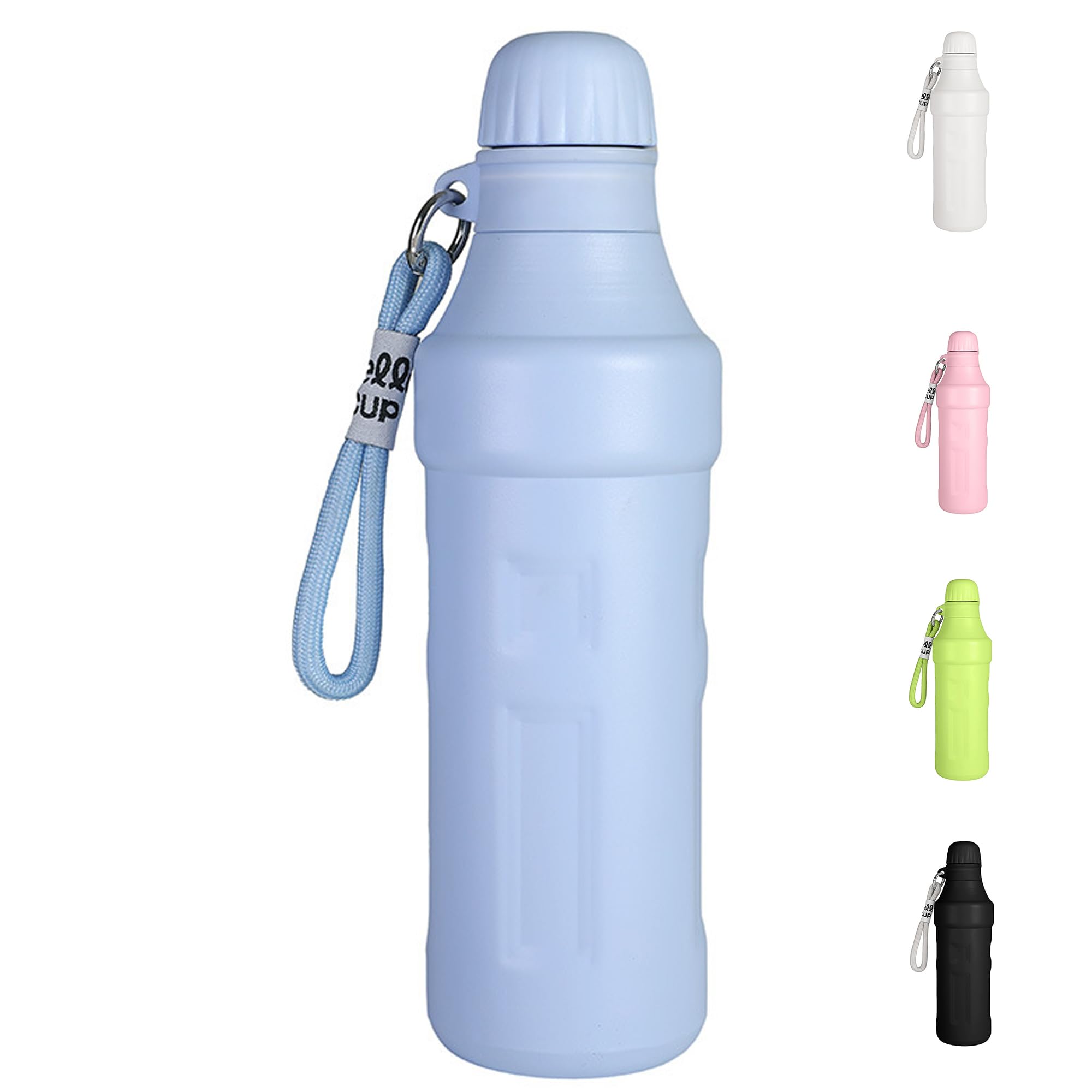 YDYxieji Insulated Water Bottle 500ml - Stainless Steel Double Walled Vacuum Flask for Hot & Cold Drinks, Leak-Proof Thermal Bottle for Kids Gym, Sports & Travel (Blue)
