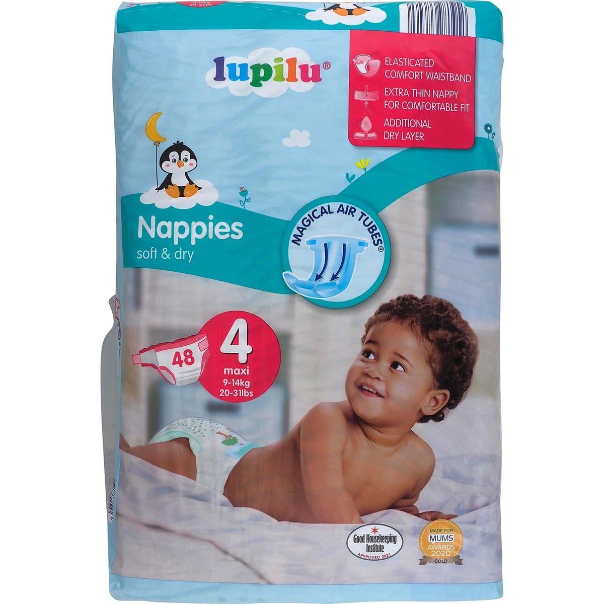 Lupilu Size 4 Nappies Maxi 48 Pack