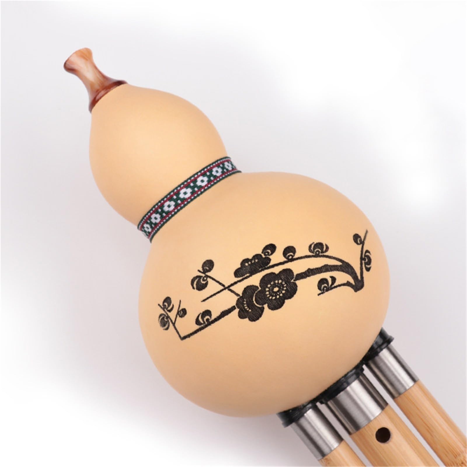 Flauta De Calabaza Profesional En Si Bemol 9 Agujeros Para Tocar Instrumentos Hulusi