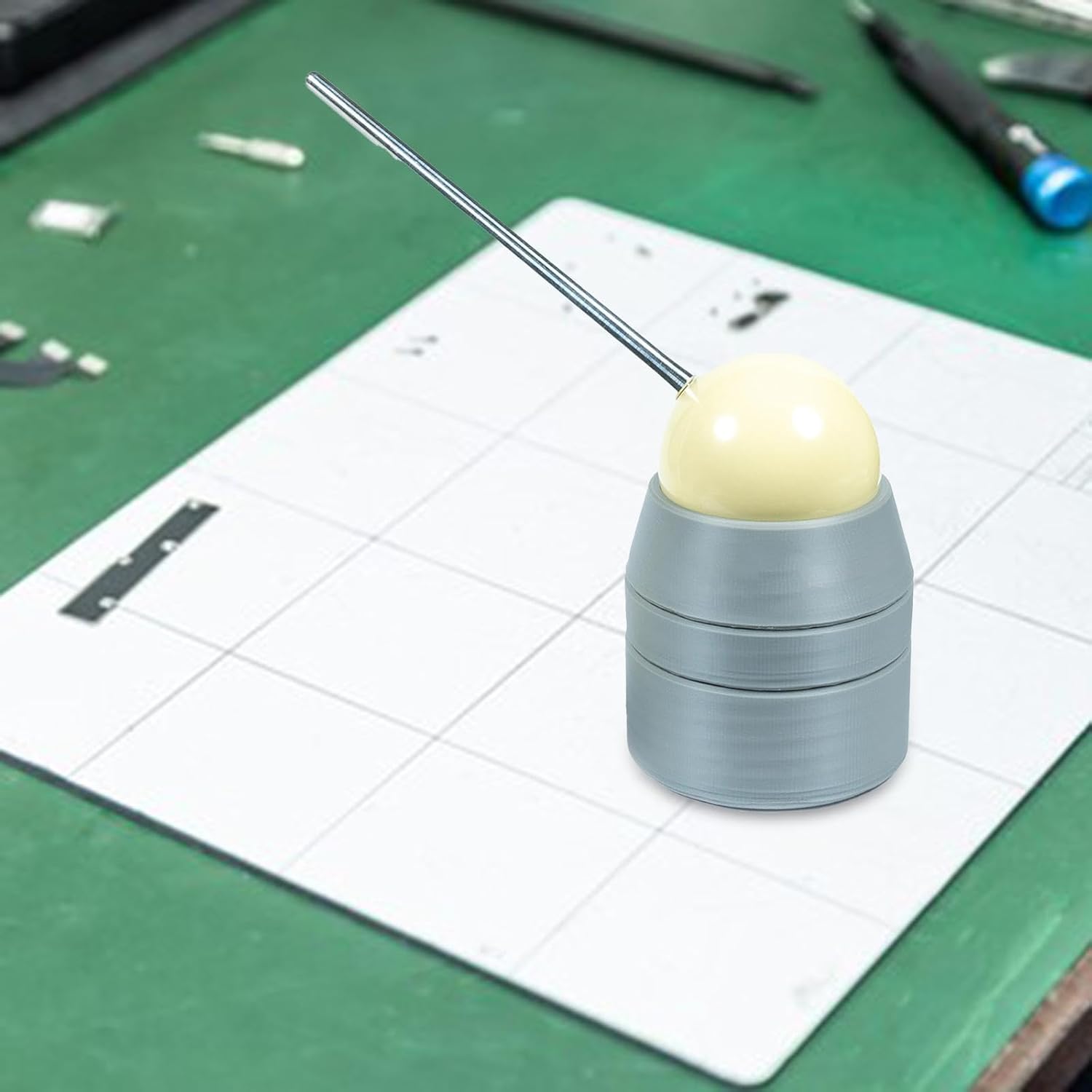Miniature Model Hand Stabilizer Tool for Painting - Rotating Hobby Support for Figure & Model Making- with Heightened Base