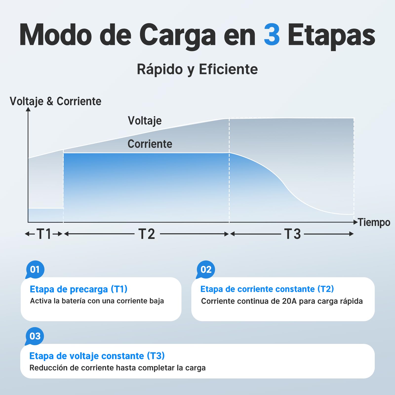 Redodo Cargador LiFePO4 29.2V 20A (24V20A)