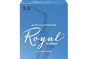 D'Addario Woodwinds Royal Alto Sax Reeds - Strength 3.0