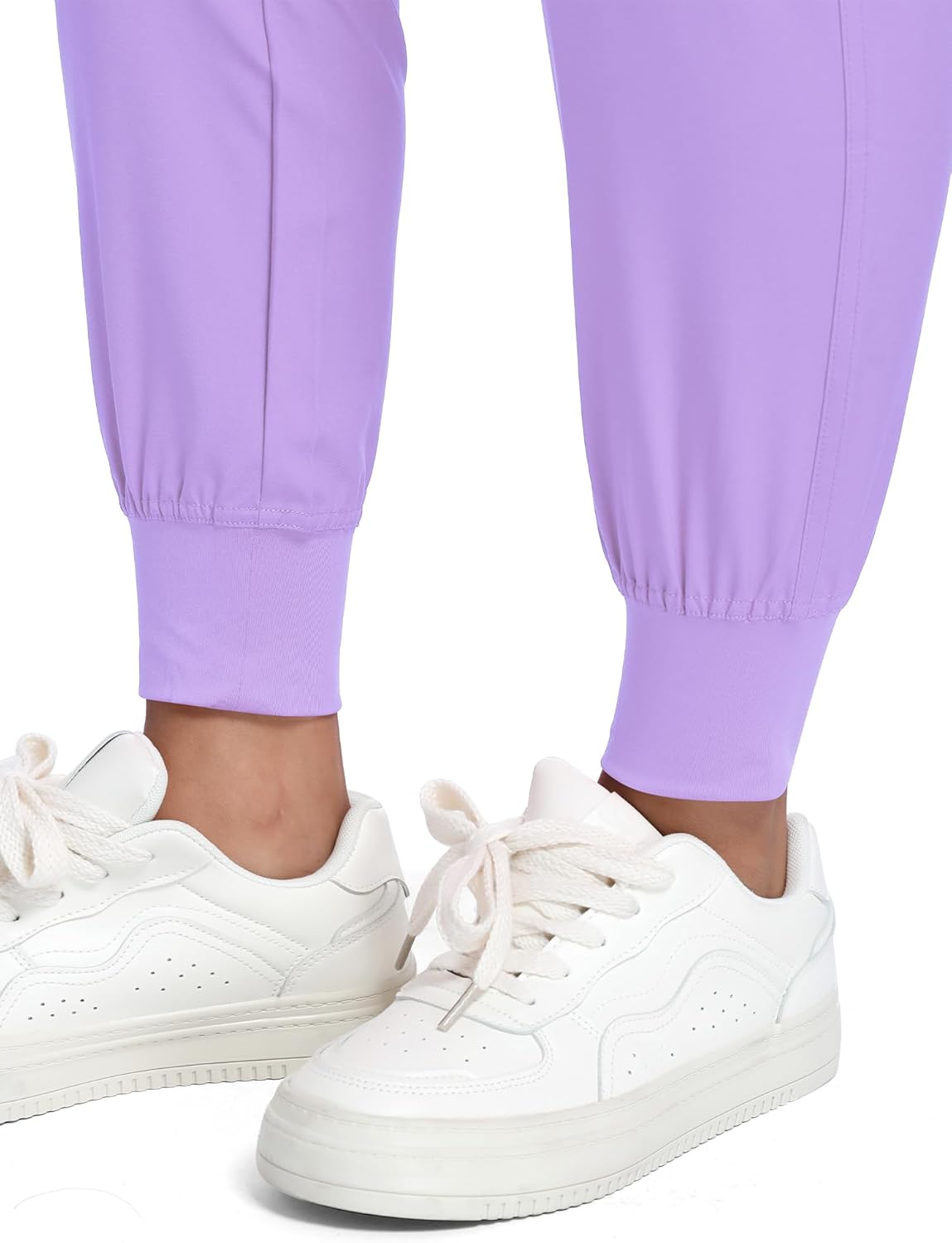 COZYFIT Maternity Scrub Pants - Pregnancy Jogger Pants for Women Workwear with Stretch Belly Panel, 4 Pockets - Image 6