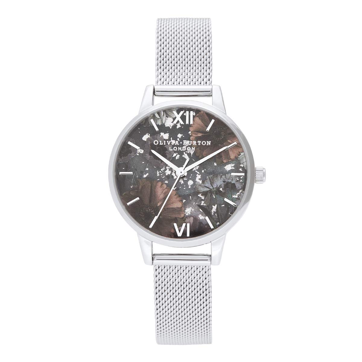 Olivia Burton Analogue Quartz Watch for Women Celestial Collection with Silver Stainless Steel Mesh Bracelet - OB16GD23
