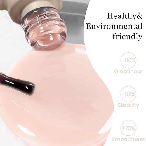 Miniatura 2 de MAYCHAO Esmalte de Uñas en Gel Gelatina -15ML Esmalte en Gel Gelatina de Albaricoque Removible UV LED Esmalte de Uñas Transparente de Albaricoque