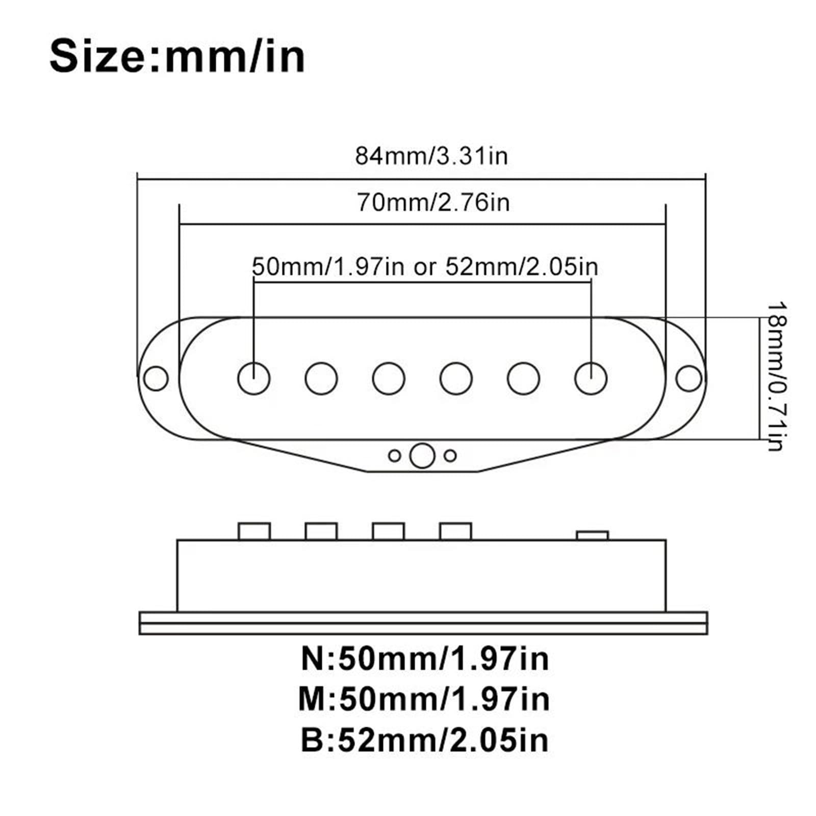 Przetwornik Do Gitary Elektrycznej Zestaw 3 Sztuk Przetworników SSS Alnico 5