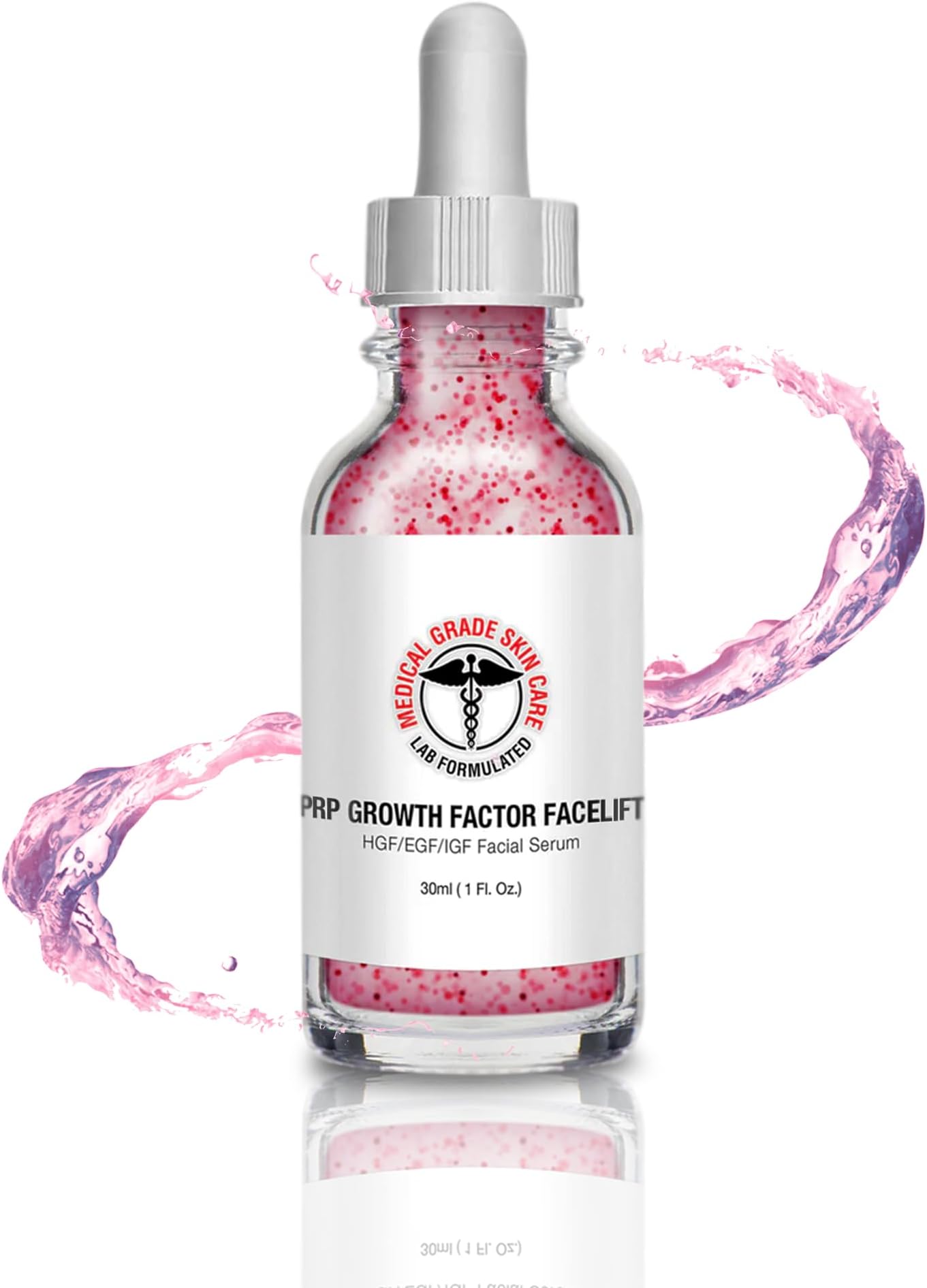 Skin Pro Skin Care Epidermal Serum for Face - PRP Facelift - IGF, EGF Serum - Serum for Face, Face Care, HGF Serum, Platelet-Rich Plasma Deep Anti-Wrinkle Serum with Jojoba Beads