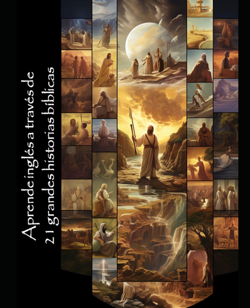 Aprende inglés a través de 21 grandes historias bíblicas (Spanish Edition)