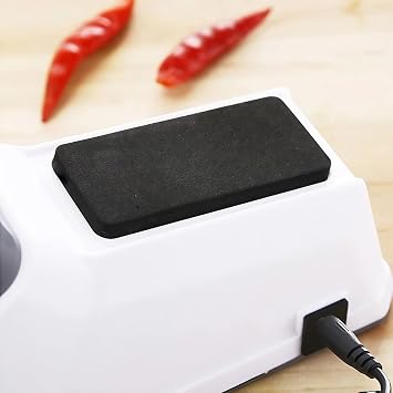 Automatic Sharpener USB Electric Double Sided Scissors Sharpening Machine with Replacement Grinding Polishing Tool Automatic Sharpening Machine