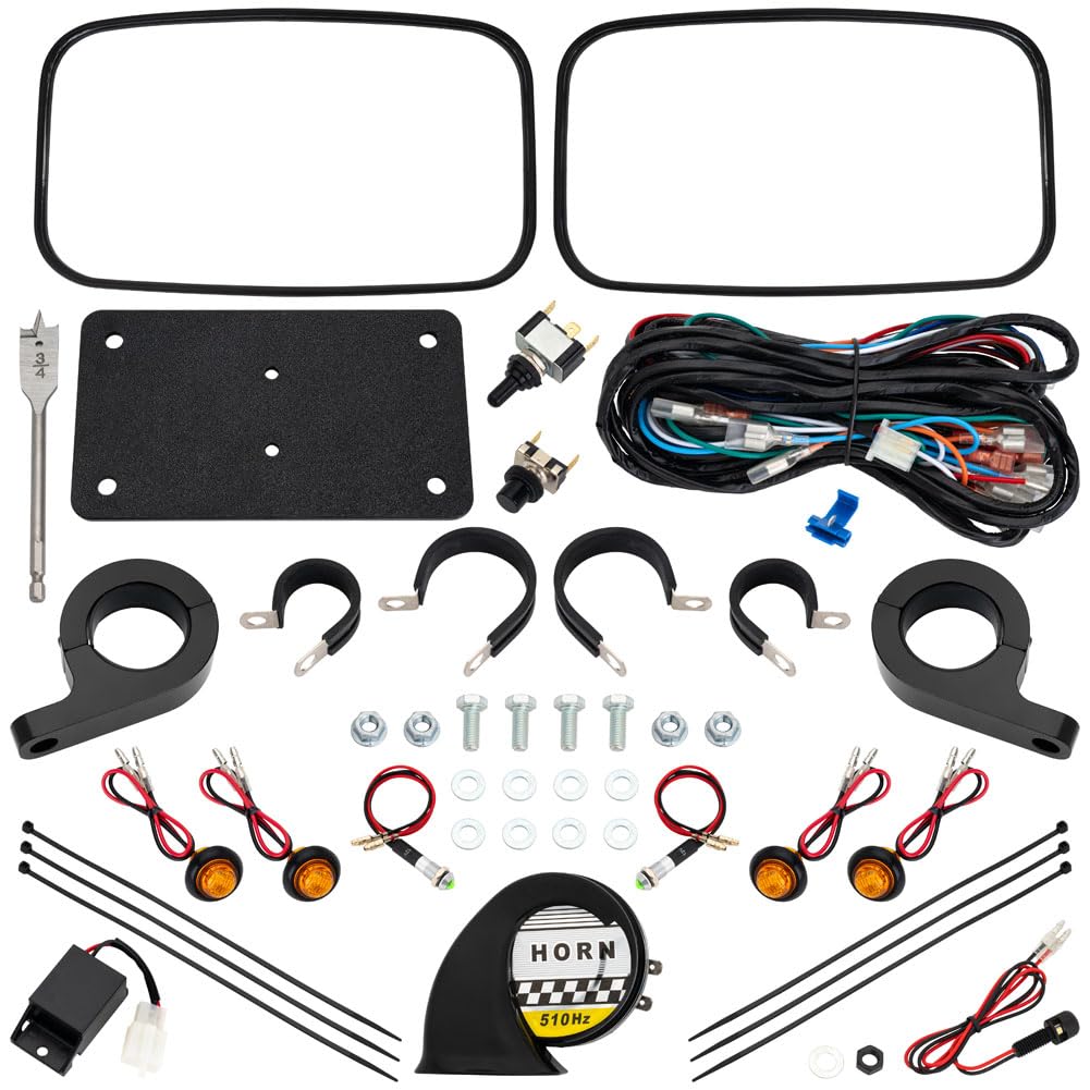 TUSK UTV Horn & Signal Kit - with Mirrors for Tracker 800SX LE 2022