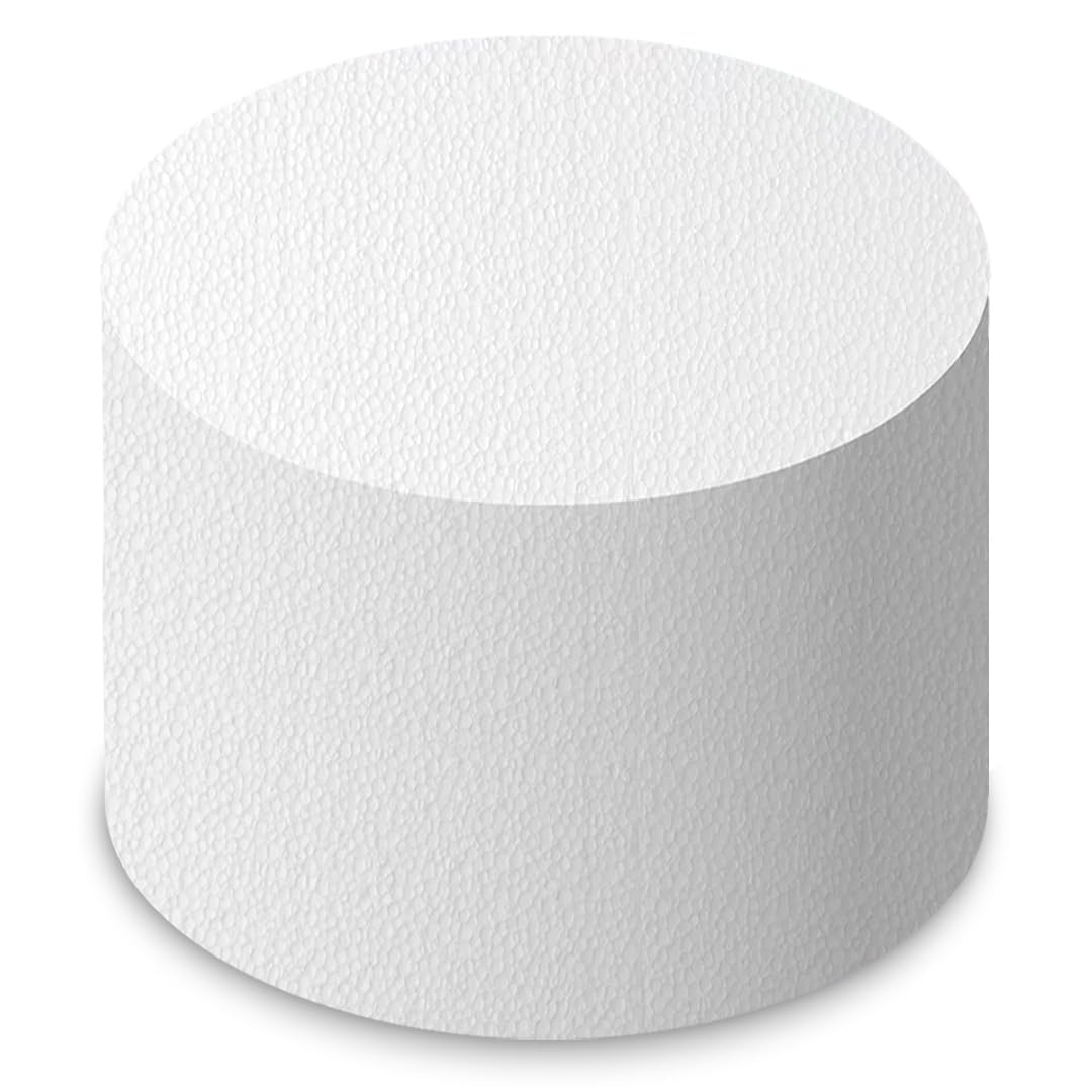 10" Inch Diameter Round Cake Polystyrene Modelling Dummy 8" inch Deep