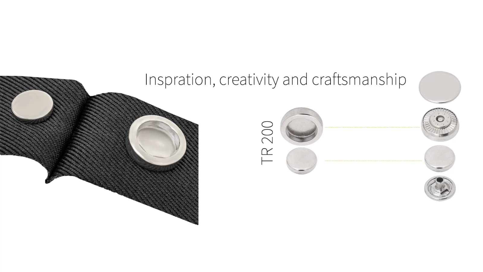 ISTA TOOLS Variantes prensas, herramienta de inserción, silbato perforado de 2 mm, 5 juegos de botones a presión, 100, 200, 300, 400, 600 unidades (400 unidades de broches)