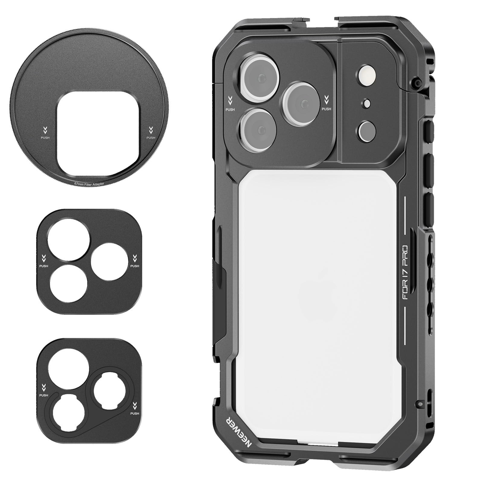 Amazon.co.jp: NEEWER スマホケージ 17Pro用 クイックリリースビデオ