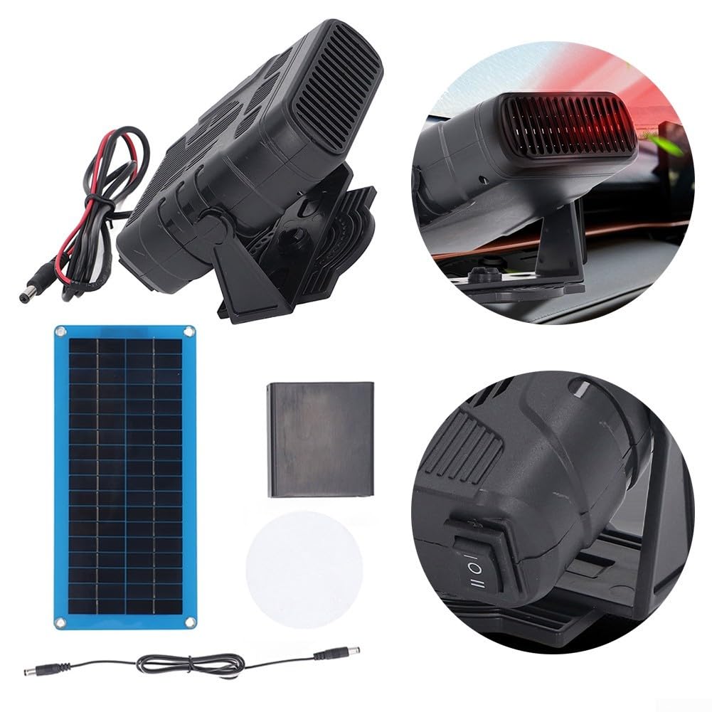 30 W singolo per pannello solare riscaldatore per inverno casa auto mantiene caldo per l'essiccazione riscaldamento casa vento caldo