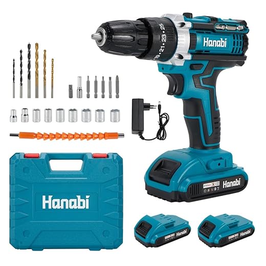 Furadeira de Impacto Portátil Hanabi 21V