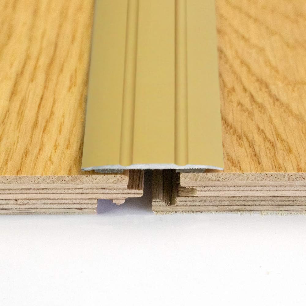 Self Adhesive Aluminium Door bar Threshold Cover Strip 0.9m (Gold)