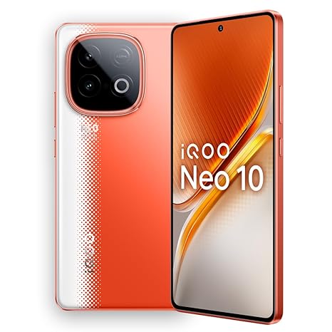 iQOO Neo 10 (Inferno Red, 8GB RAM, 256GB Storage) | Snapdragon 8s...
