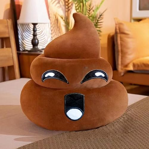 Graceever - Almohada de 30 cm con forma de caca, juguete creativo divertido de peluche en forma de caca, regalo creativo divertido Graceever - Almohada de 30 cm con forma de caca, juguete creativo divertido de peluche en forma de caca, regalo creativo divertido