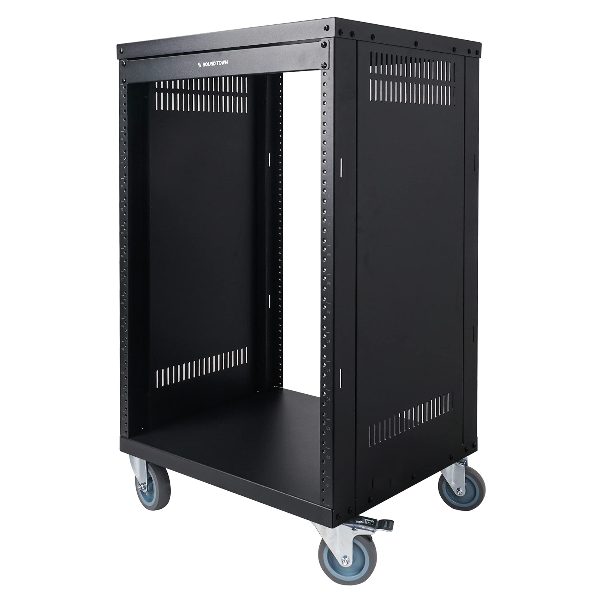 Amazon.com: Sound Town 16U Universal Steel Rack, w/ 3
