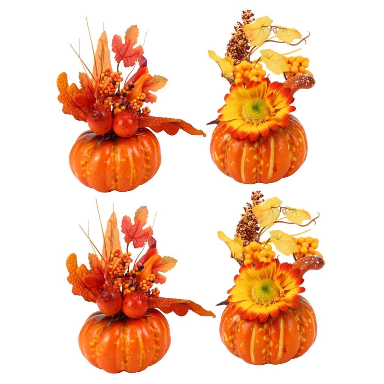 Sztuczne dynie dekoracyjne na Halloween, idealne na jesienne zbiory, symulowane ozdoby do dekoracji Halloween.