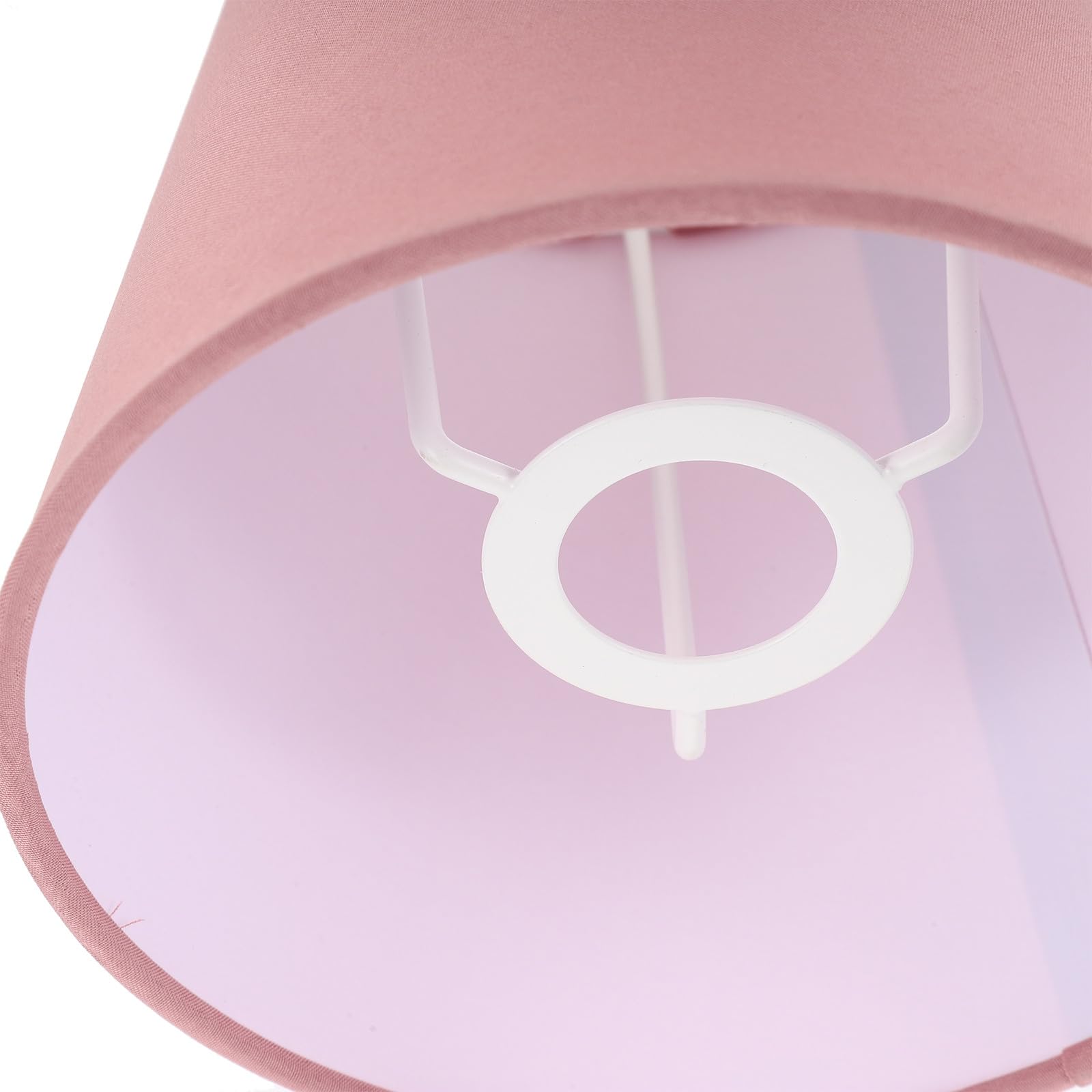 Paralume Facile da per Lampada Parete Rosa Design e Tavolo a Installazione Botte Piccolo, Compatibilità Versatile per Illuminazione Domestica e Lettura