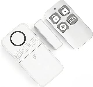 Fensterkontakt, Türstopper Alarm Einbruchschutz, 130dB Türmagnet Alarm mit Fernbedienung 4 Betriebsmodi TürFensterSensor für Haus Büro Laden Tresor