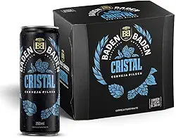 Baden Baden Cerveja Cristal, Pack 6 Latas 350ml