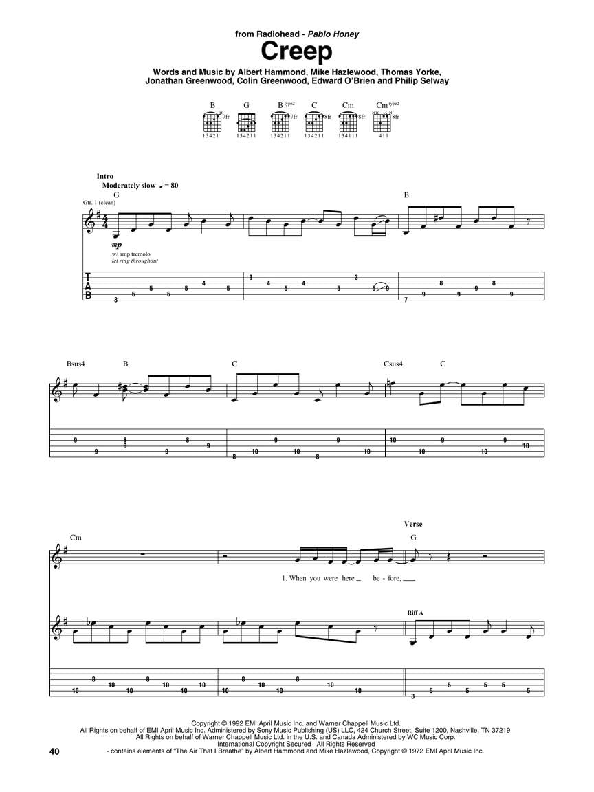 Alternative Rock Guitar Tab Anthology: 30 Classics That Defined the Soundtrack of a Generation