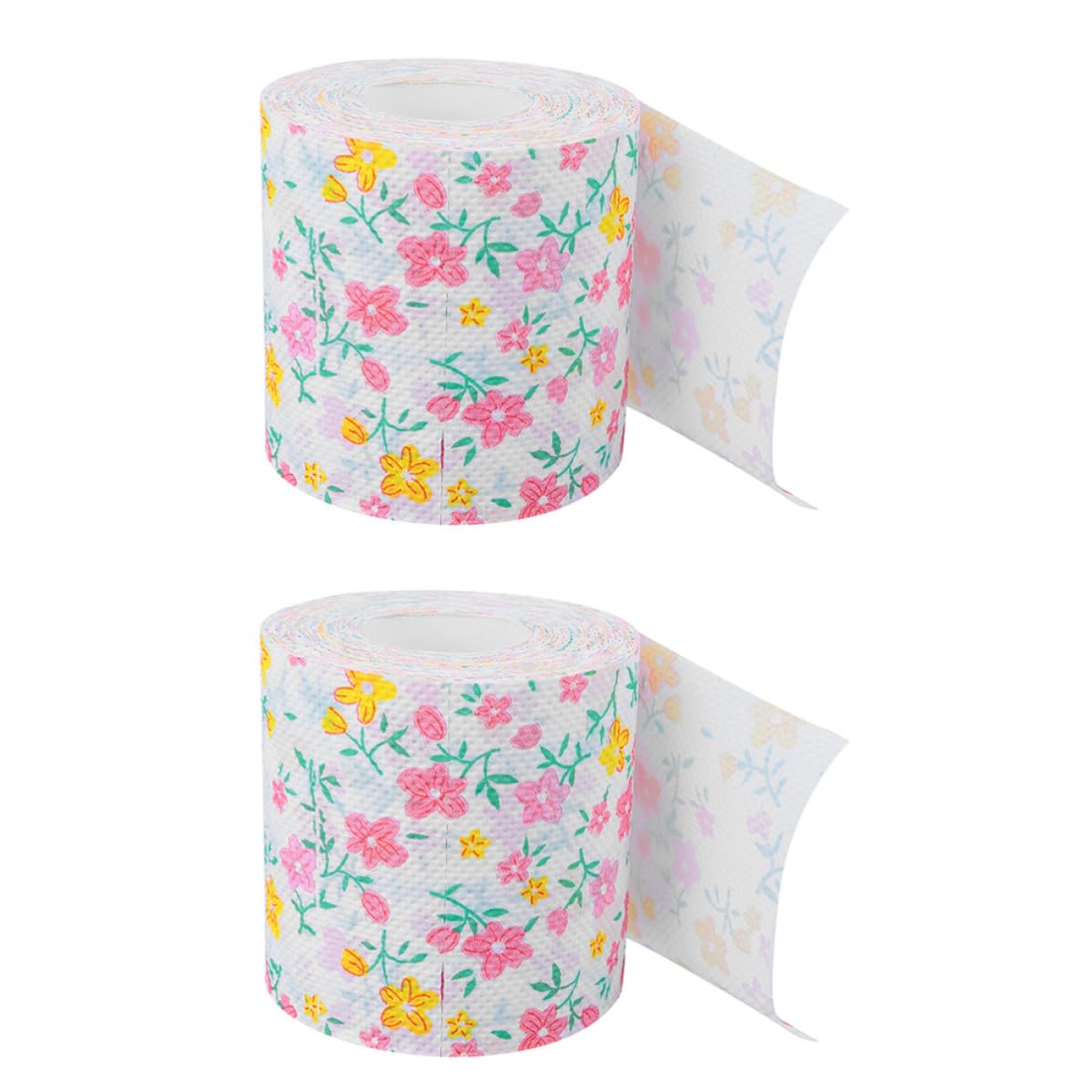 Papel higiénico de colores con estampados divertidos para dar un toque alegre a tu baño
