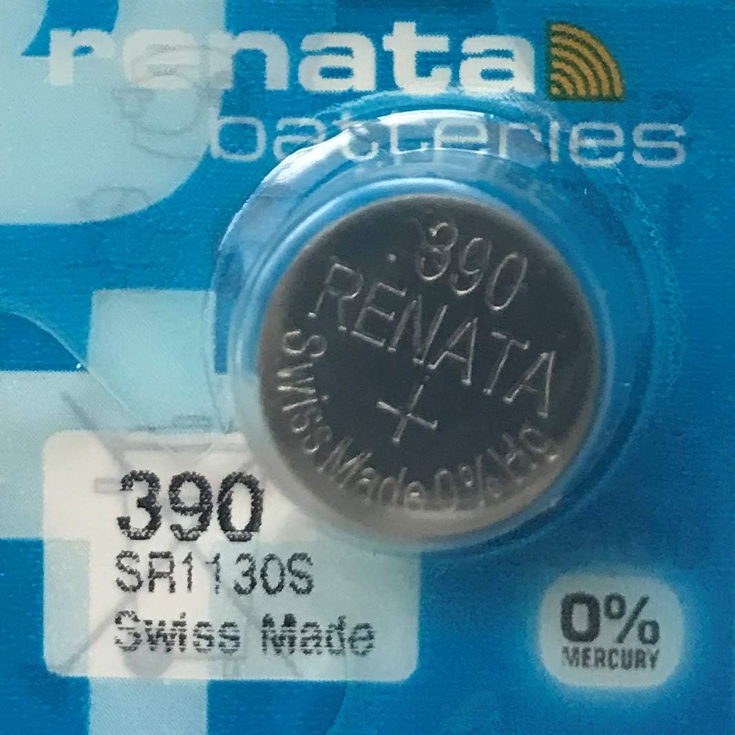 Renata Watch Batteries 390 (2pcs): Amazon.co.uk: Fashion