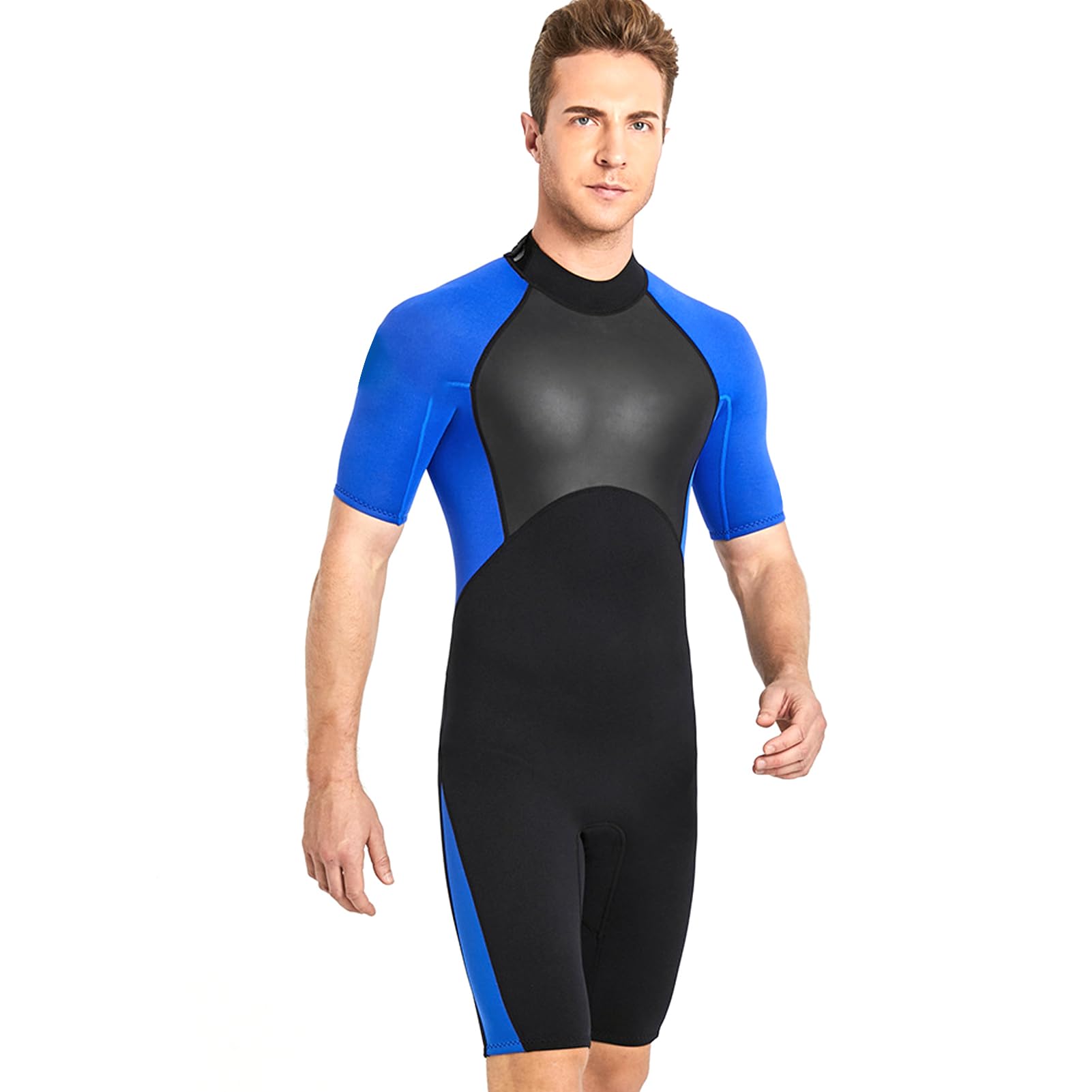 Zunate Muta da Sub Shorty in Neoprene da 2 Mm per Uomo con Protezione Termica Avanzata per Immersioni Subacquee, Surf