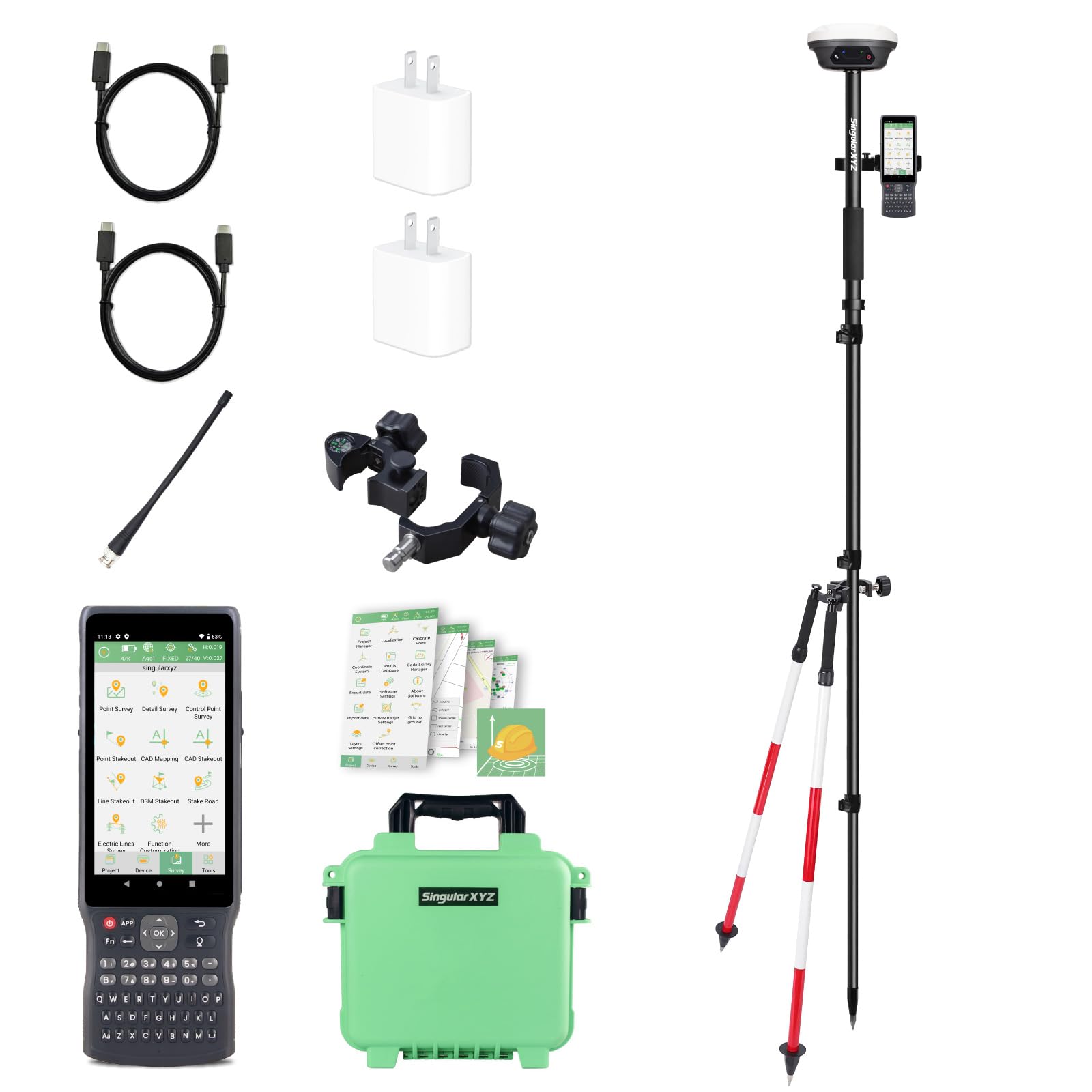 E1 LITE+1.8M Pole+BIPOD