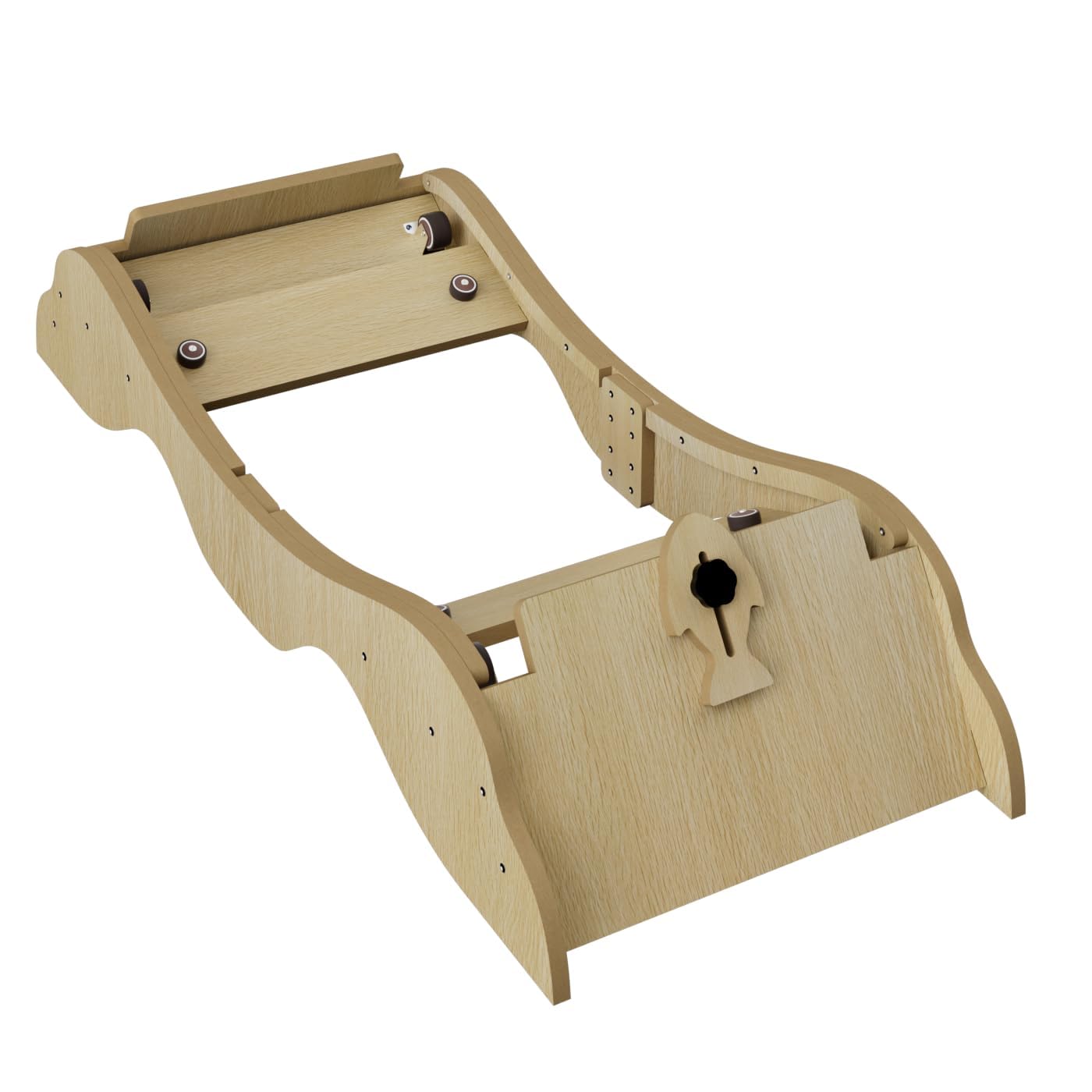 Katzenlaufrad 115cm - Geräuscharmes Laufrad für Indoor-Katzen mit Abnehmbarem Teppich, Spielball - Fitness-Gerät für Kleine, Mittelgroße und Große Katzen zur Gewichtskontrolle und gegen Langeweile-A