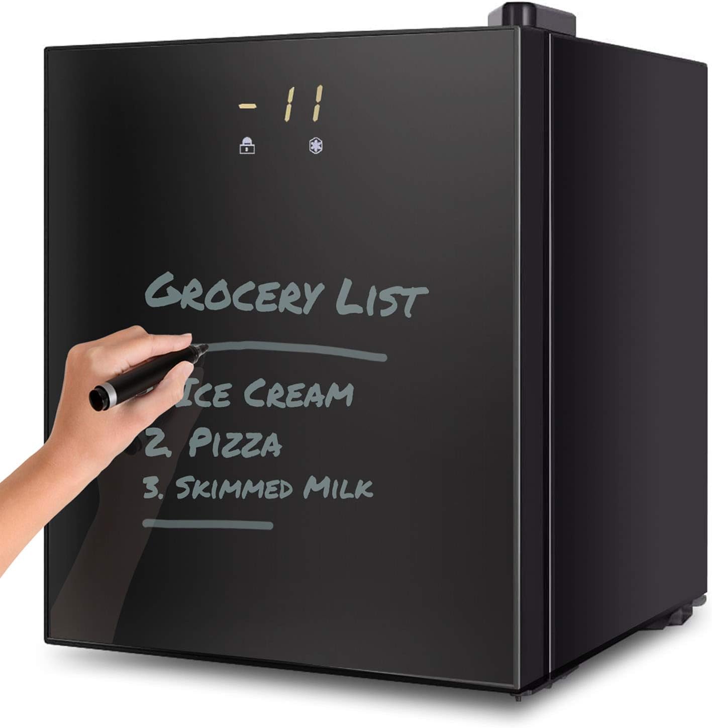 2.1 Cubic Feet Compact Freezer with Dry Erase Board