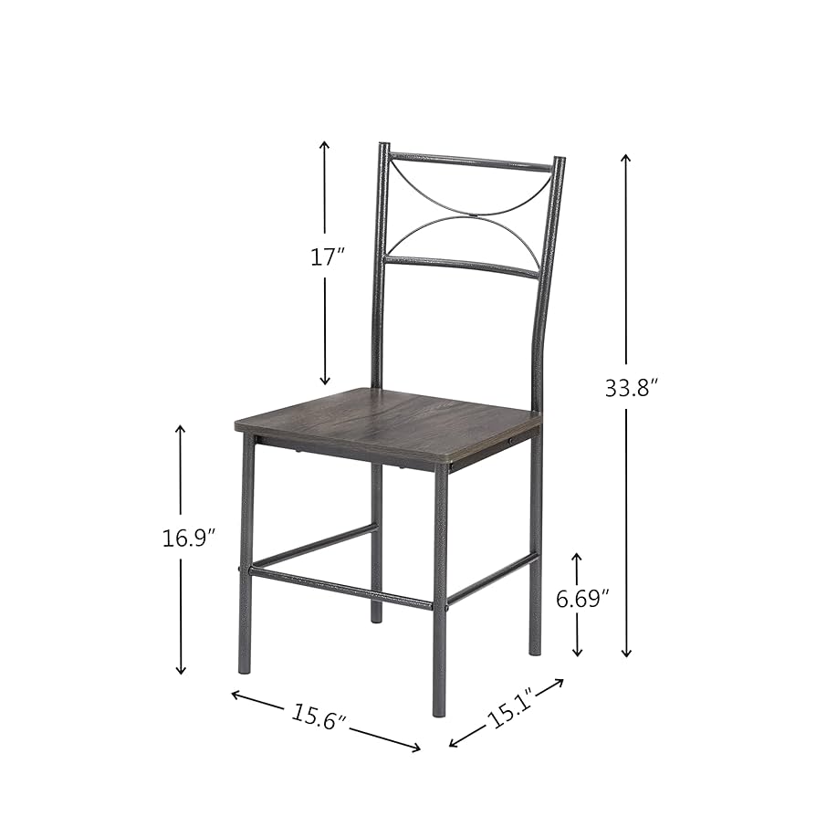Amazon.com - JOIN IRON 3-Piece Metal and Wood Indoor Modern