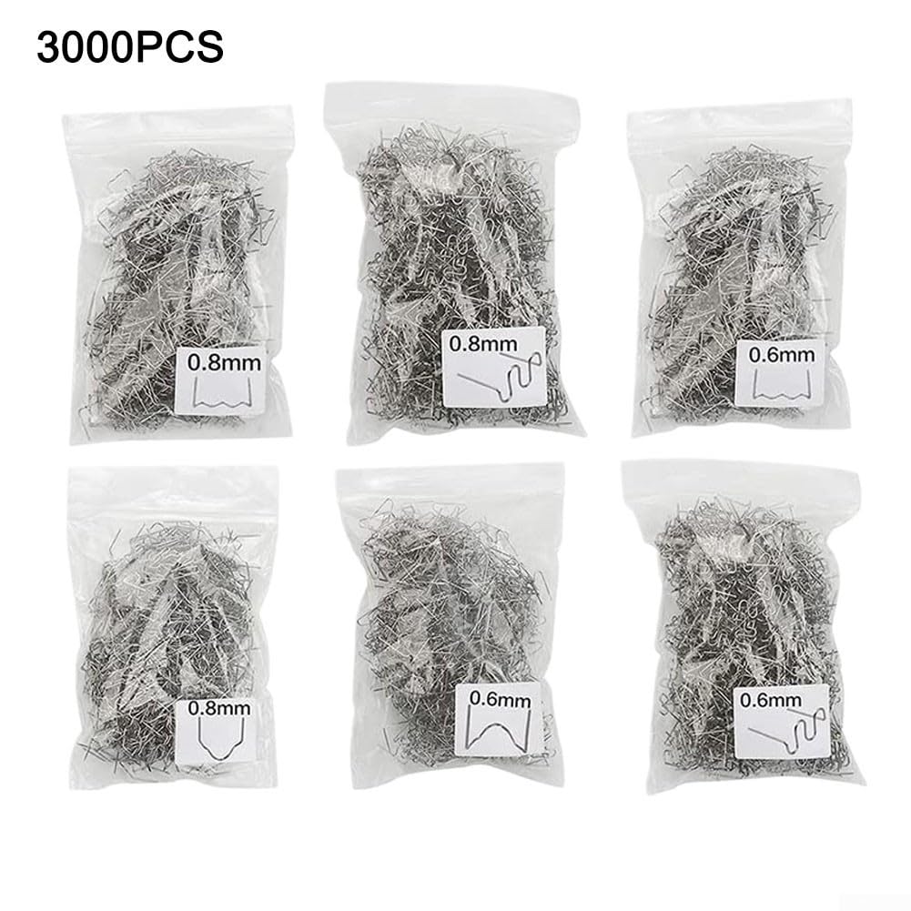 Lot de 3000 clous de soudage à chaud pour pare-chocs et réparations