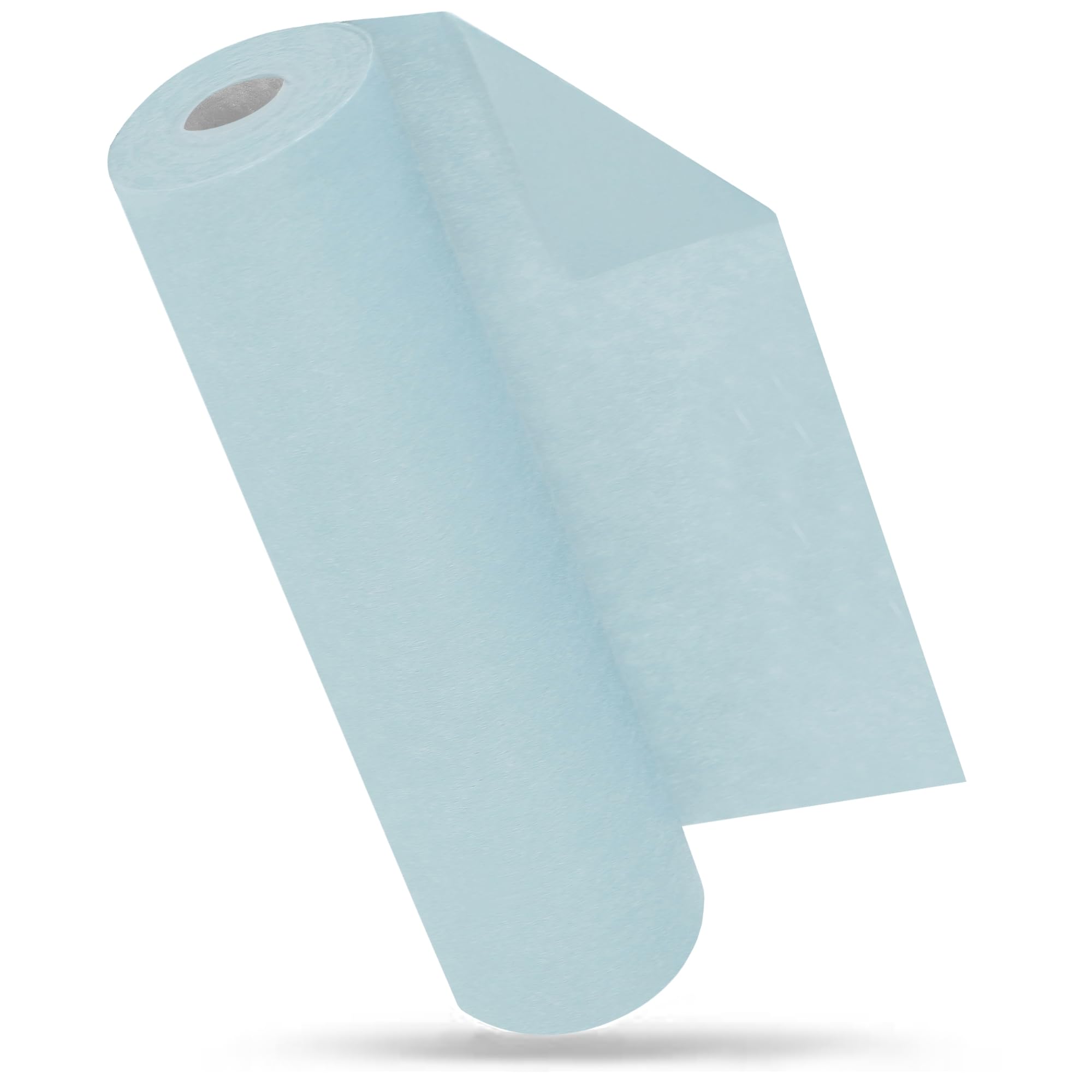 Moderno Tischläufer Tischdeko, in Hell-Blau (30 cm x 25 m), Festliche Dekoration für Geburtstage & Hochzeiten, Partydeko & Hochzeitsdeko vielseitiges Tischband