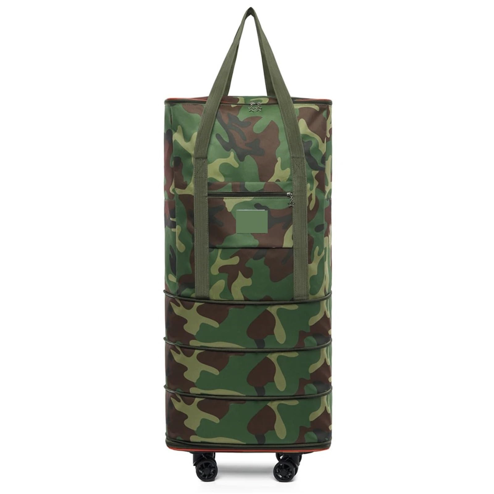 Mochila De Viaje con Ruedas Desmontables,Múltiples Compartimentos,Y Ajustable for Uso Empresarial O Turístico,Bolsa Fin Semana para Viajar(Green)