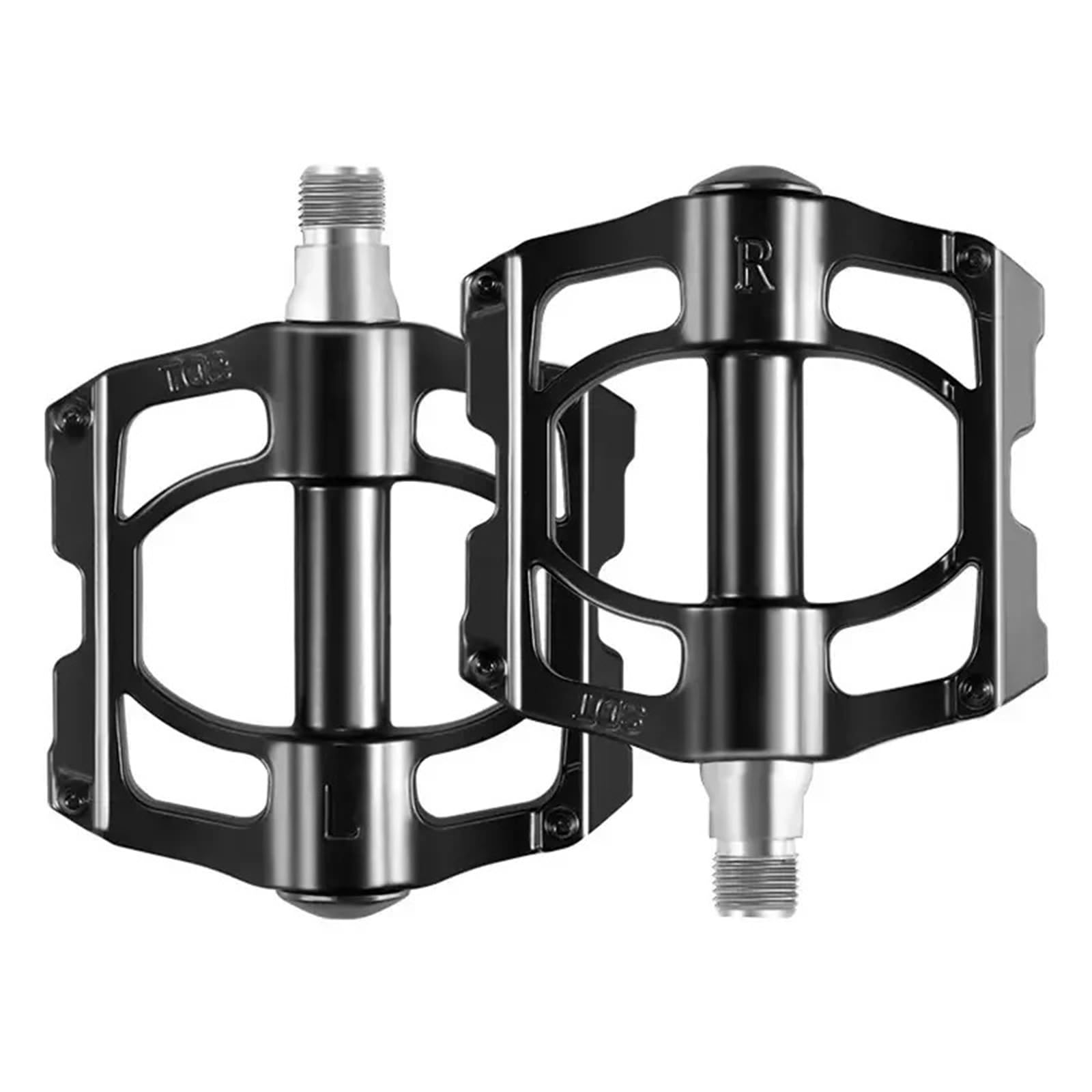6 Paar rutschfeste Mountainbike-Pedale, Aluminiumlegierung, versiegeltes Kugellager, Reitpedale, Universal-Fahrradzubehör für Straße und MTB