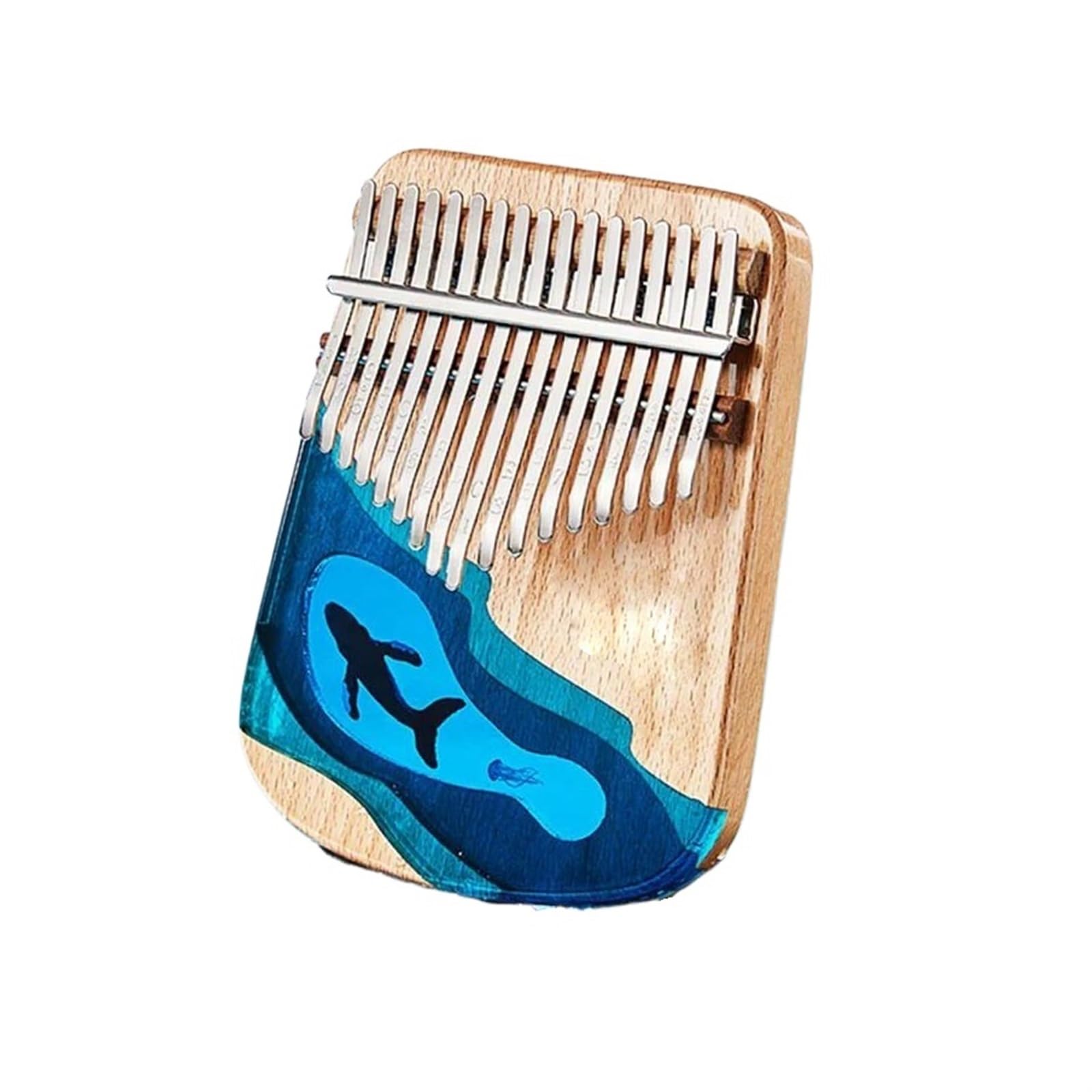 Pianino Kciukowe Kalimba 17-klawiszowy Fortepian Kalimba Thumb W Całości Wykonany Z Litego Drewna Z Młotkiem Do Strojenia Kalimba(17A)