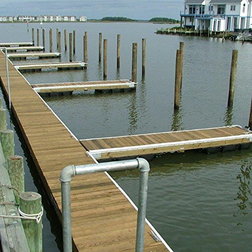 EasyFlex Plastic PProfile Dock Edging Rub Rail for Boat Docks, 25Feet